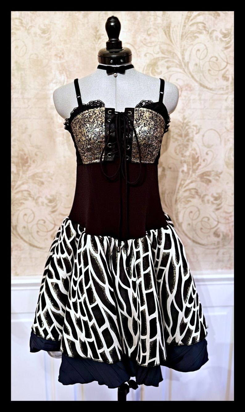 Qutie Frash Cami Corset Lace-up Dress J Fashion Goth Cyberpunk Visual Kei Japan